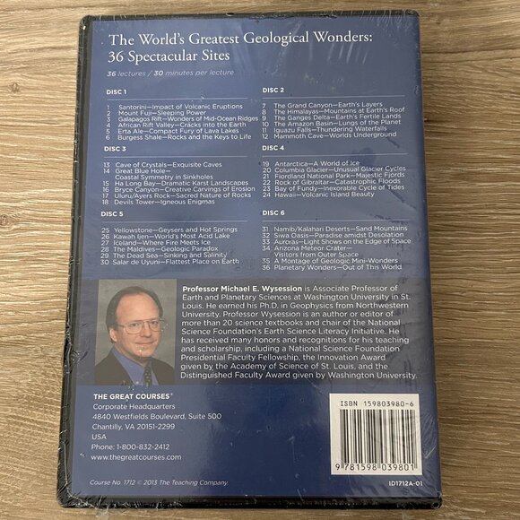 GREAT COURSES World's Greatest Geological Wonders DVDs & Guidebook - Picture 2 of 3